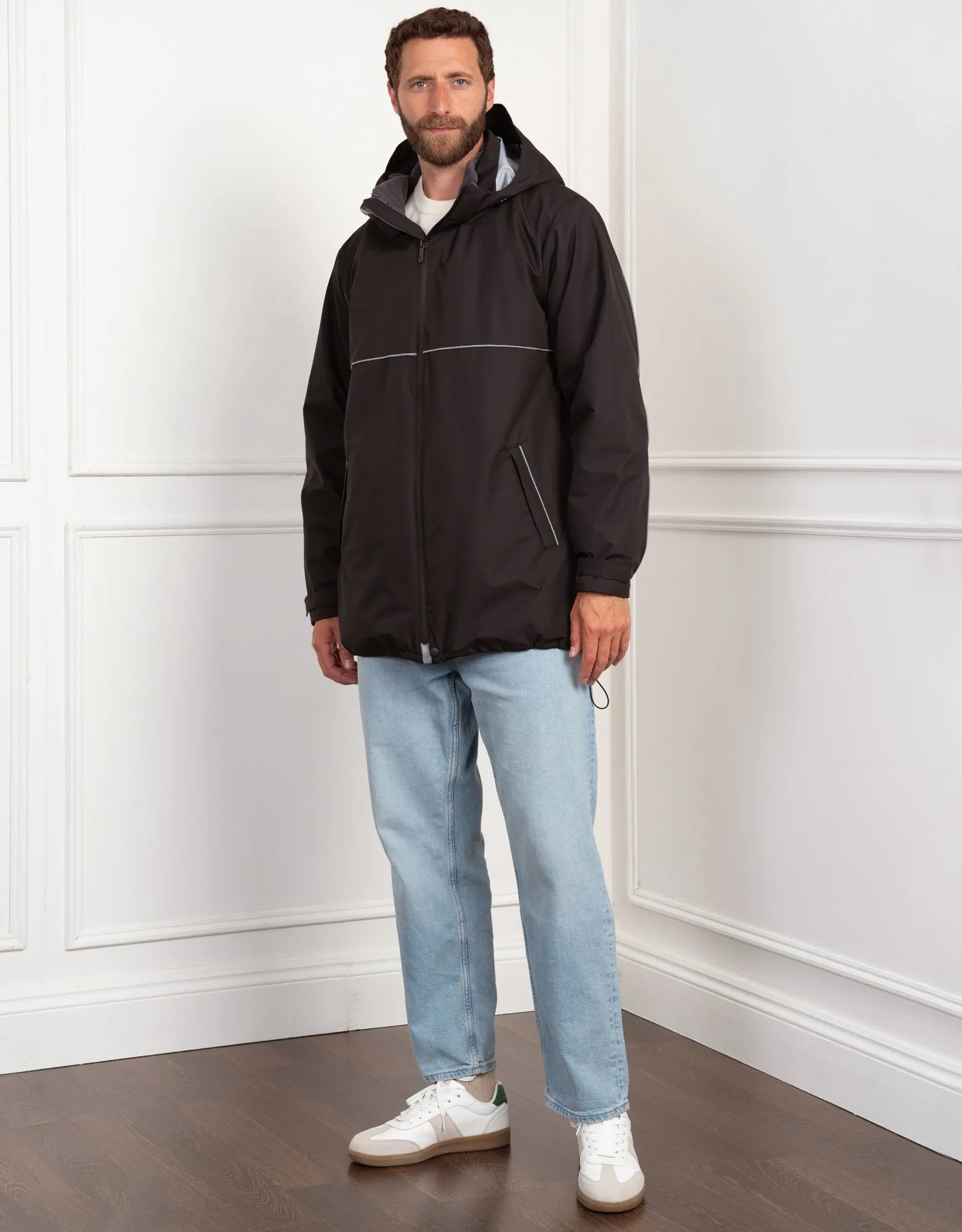 6-in-1 Men’s Waterproof Coat with Baby Pouch