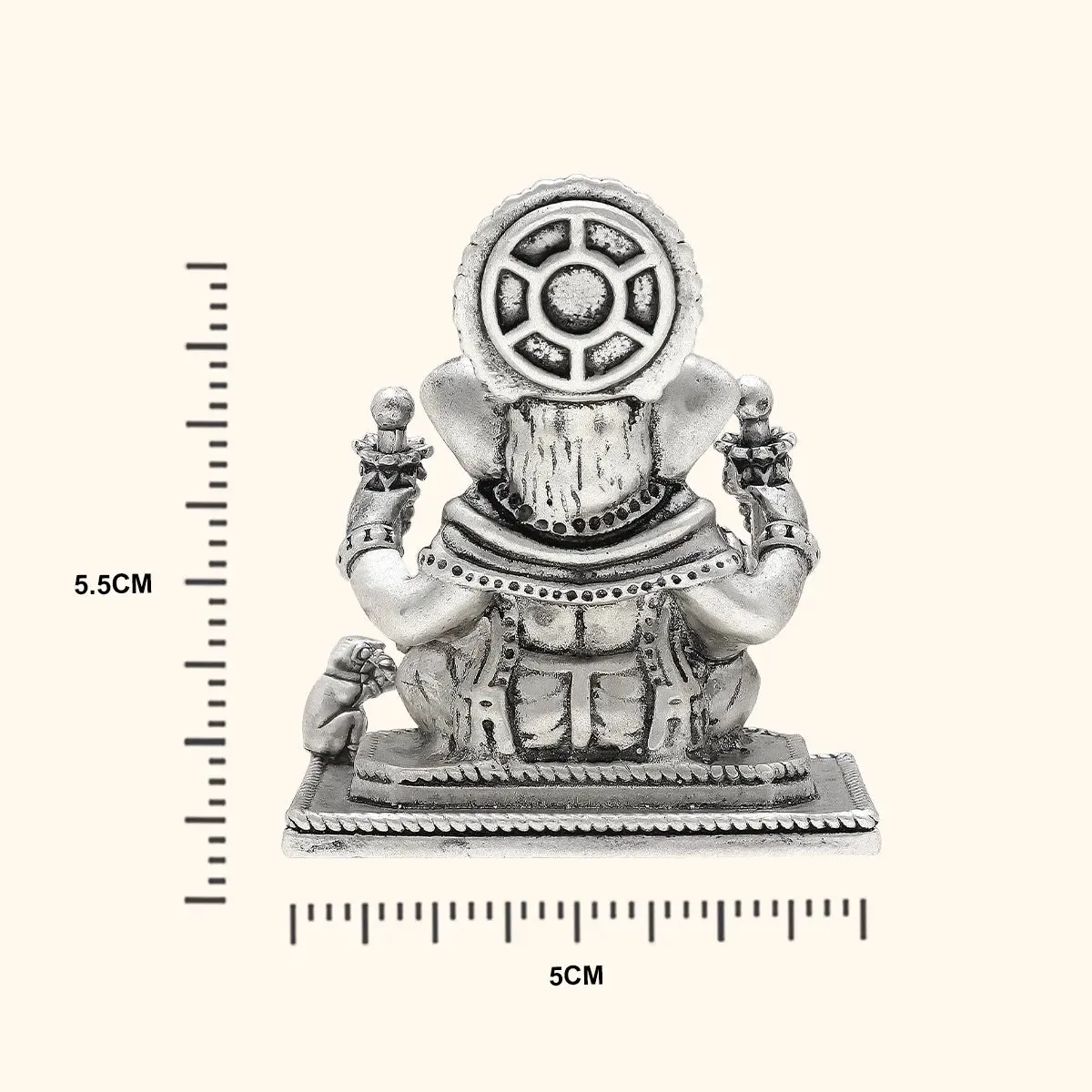 925 Antique Silver Ganesh Idol