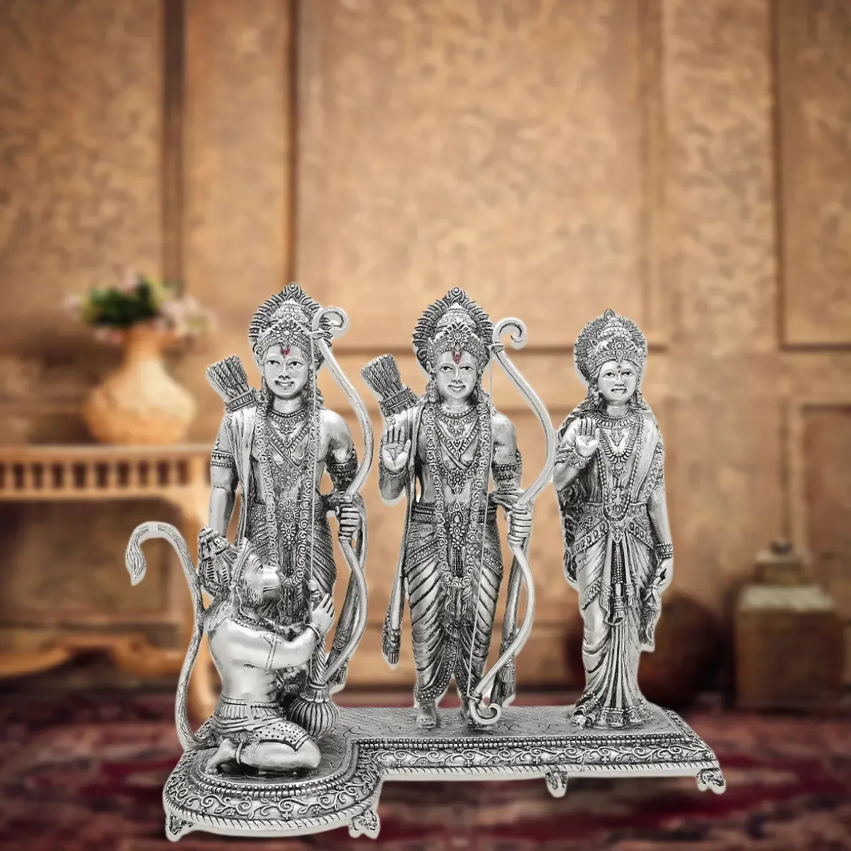 925 Antique Silver Matte Ram Darbar 1448 gms