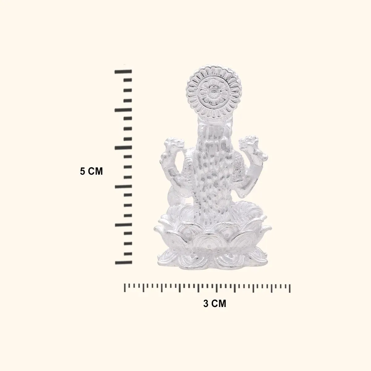 925 Silver Kamal Laxmi Ji Idol