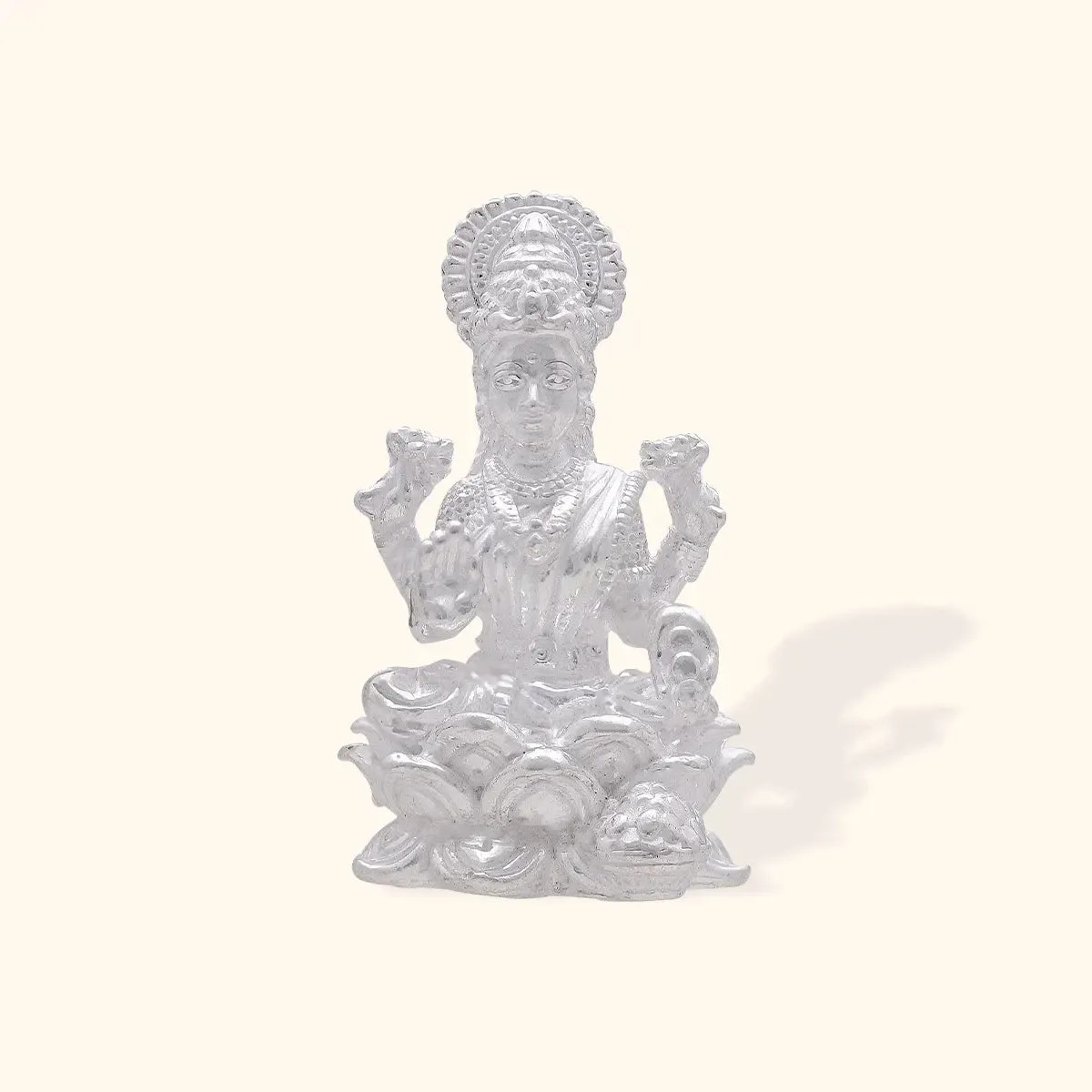 925 Silver Kamal Laxmi Ji Idol