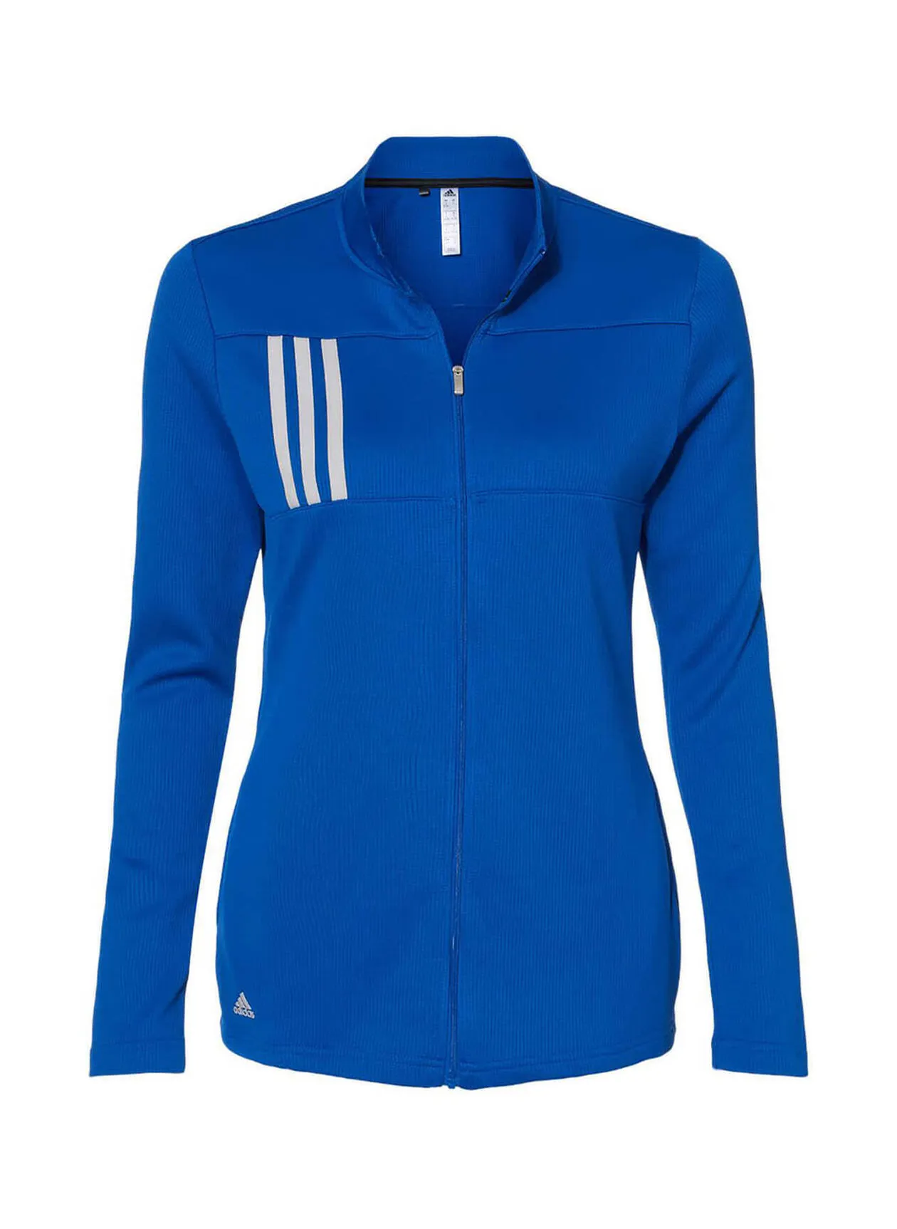 Adidas Women&#x27;s Adidas  3-Stripes Double Knit Full-Zip Sweatshirt Team Royal / Grey Two A483