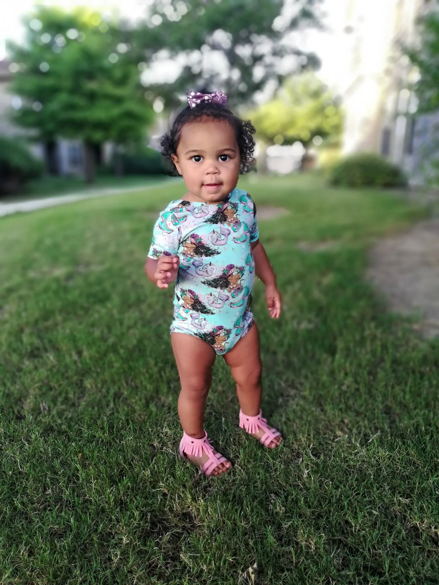 African American Mermaid Leotard