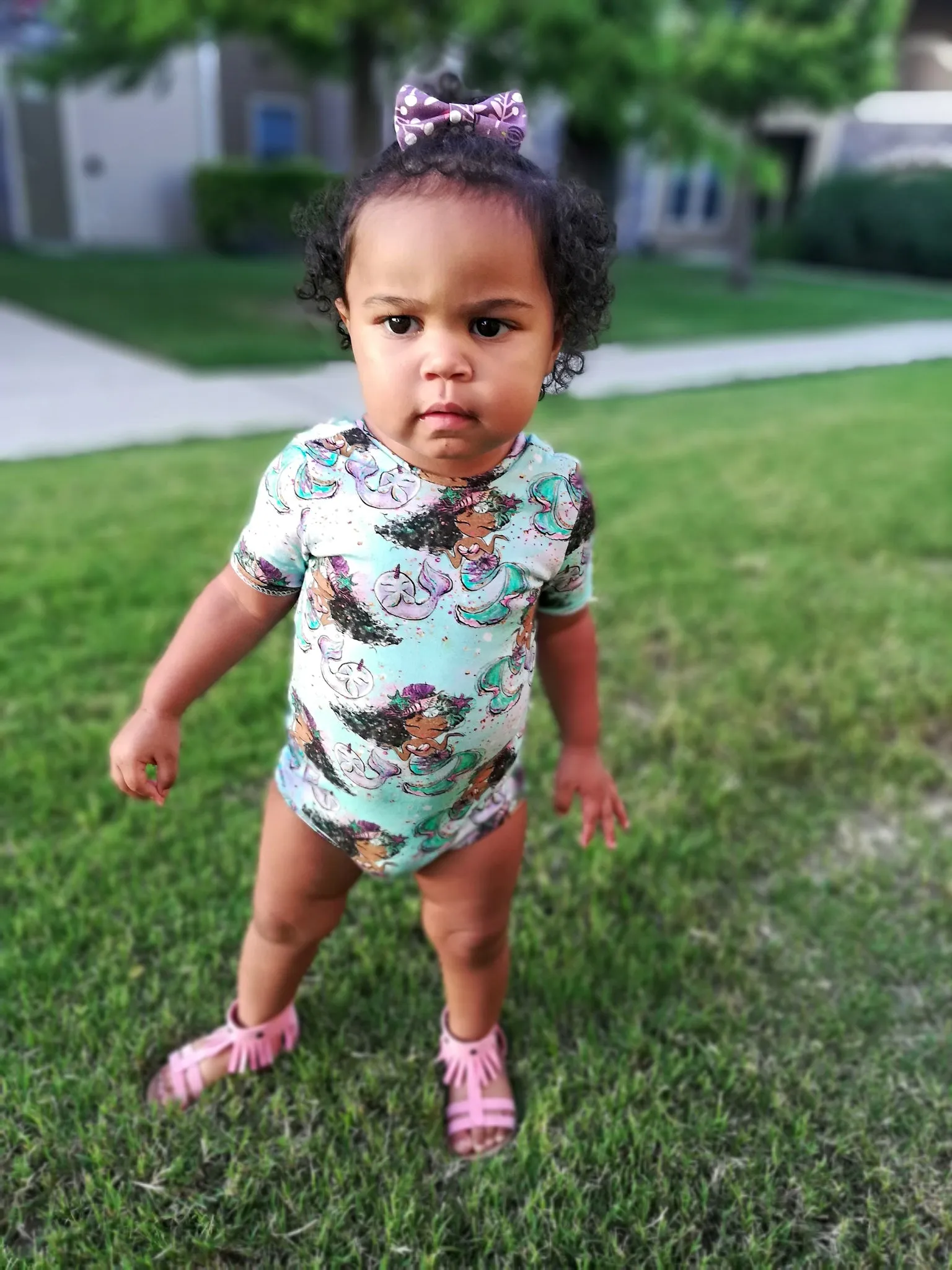 African American Mermaid Leotard