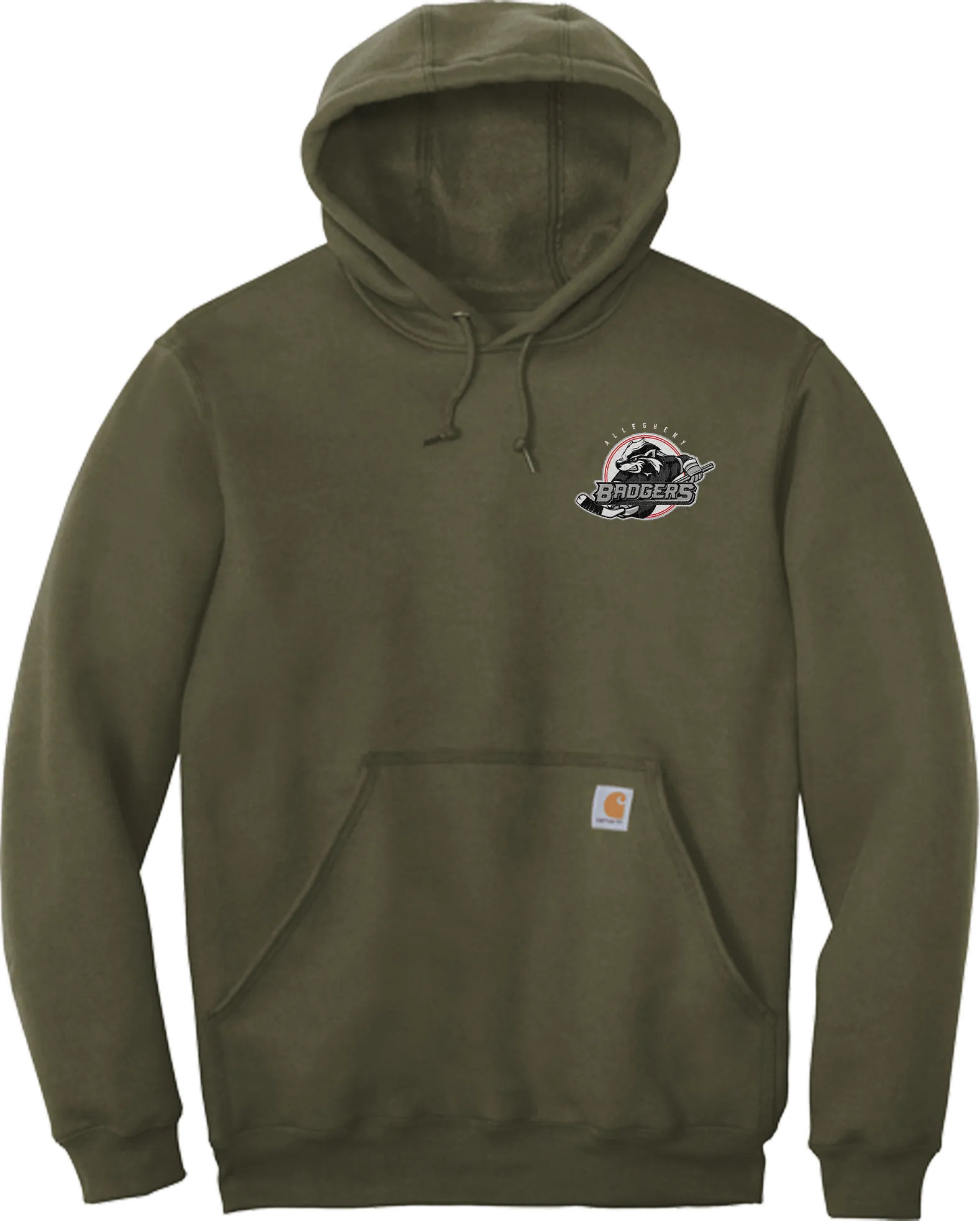 Allegheny Badgers Carhartt Midweight Hooded Sweatshirt