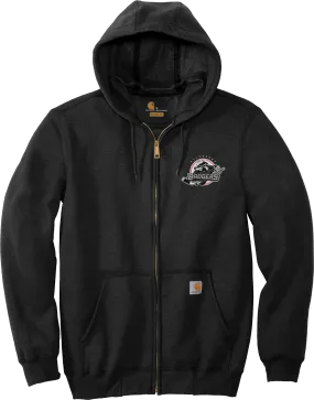 Allegheny Badgers Carhartt Midweight Hooded Zip-Front Sweatshirt
