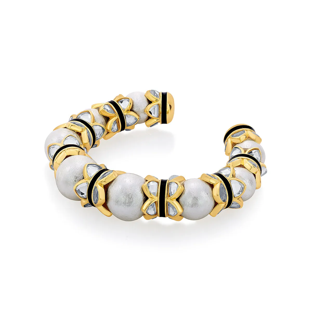 Amara Mirror Pearl Cuff