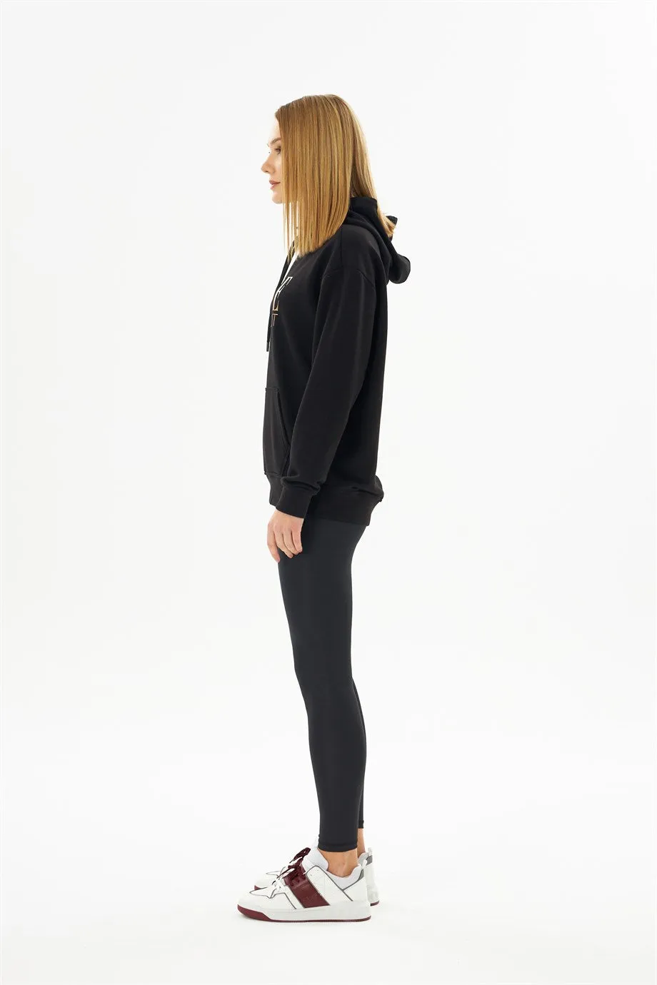 Angelino Sport Gilded Pocket Woman Hooded Sweatshirt