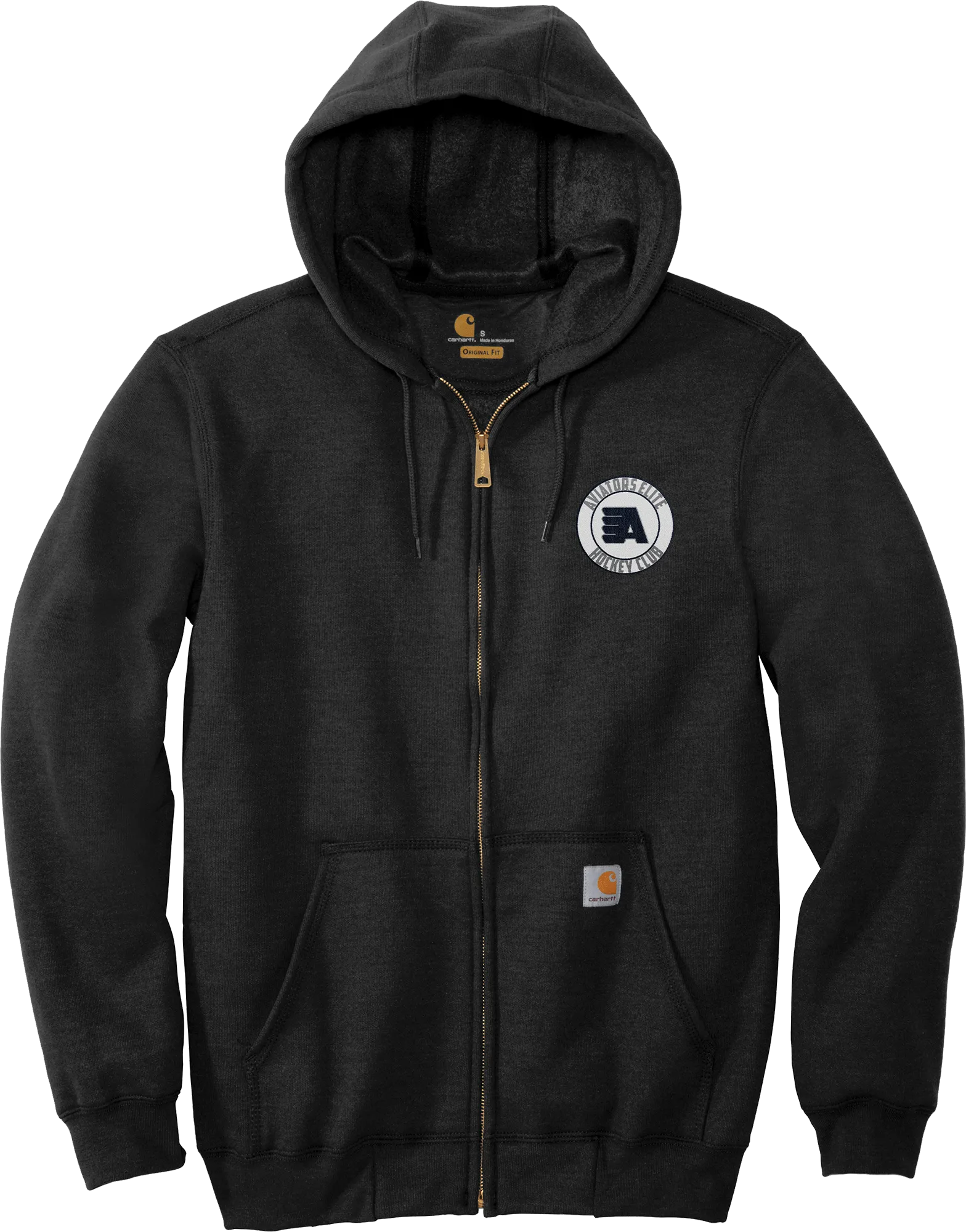 Aspen Aviators Carhartt Midweight Hooded Zip-Front Sweatshirt