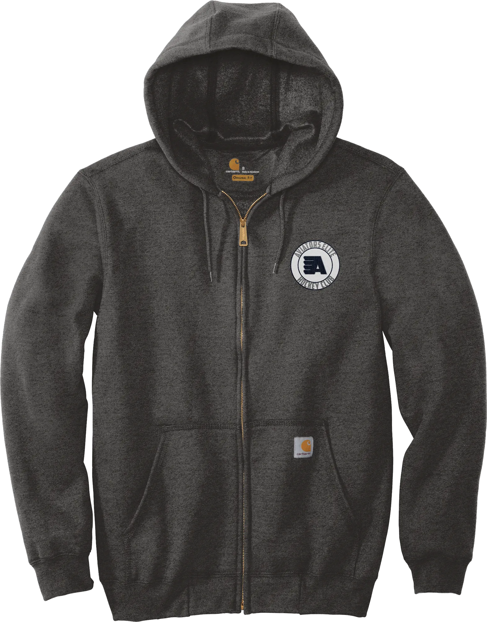 Aspen Aviators Carhartt Midweight Hooded Zip-Front Sweatshirt