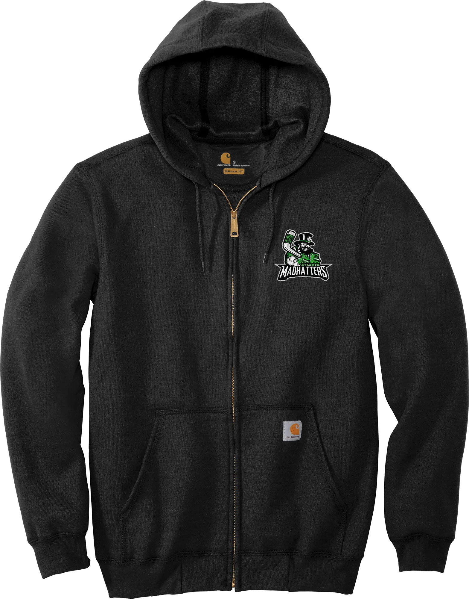 Atlanta Madhatters Carhartt Midweight Hooded Zip-Front Sweatshirt