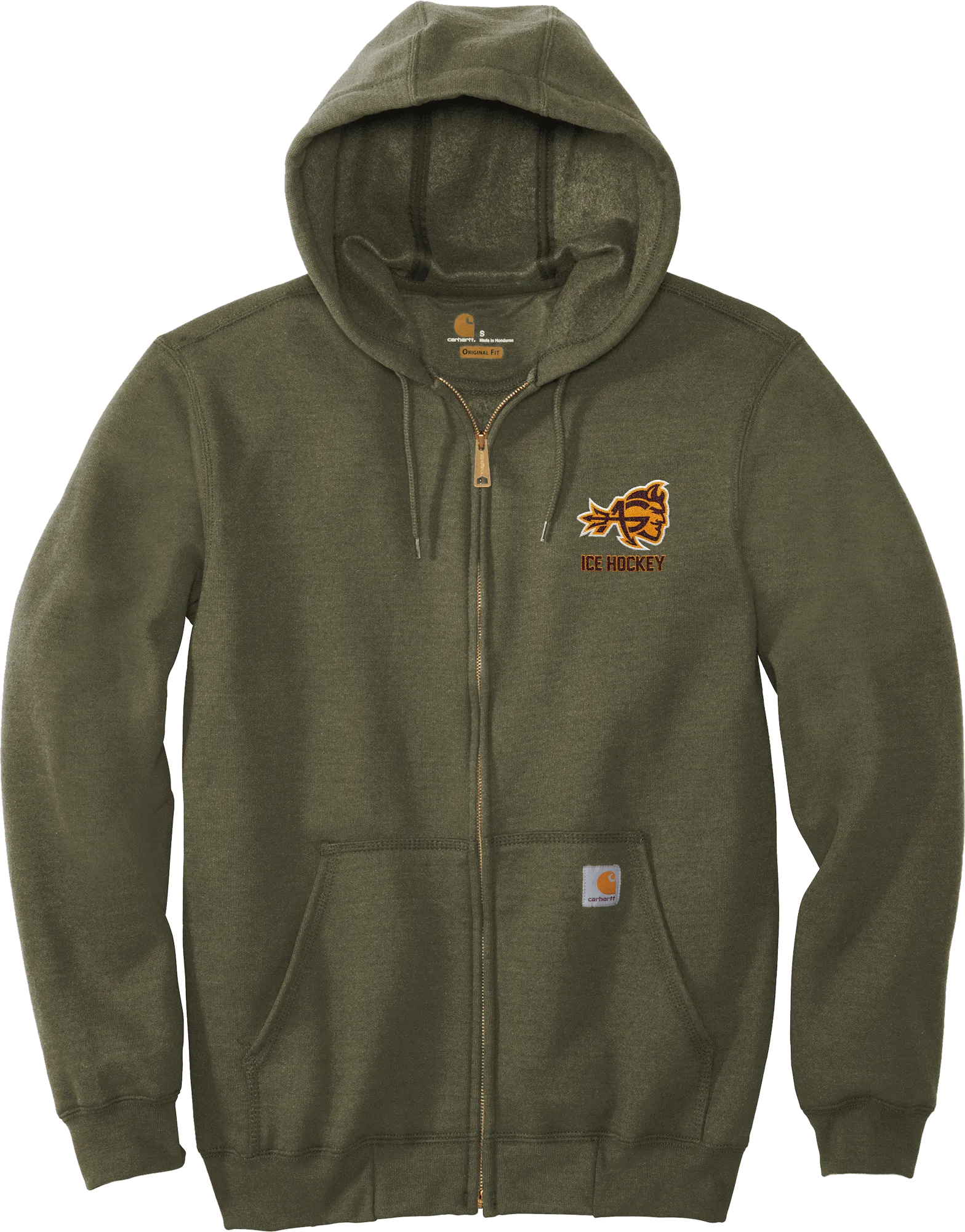 Avon Grove Carhartt Midweight Hooded Zip-Front Sweatshirt