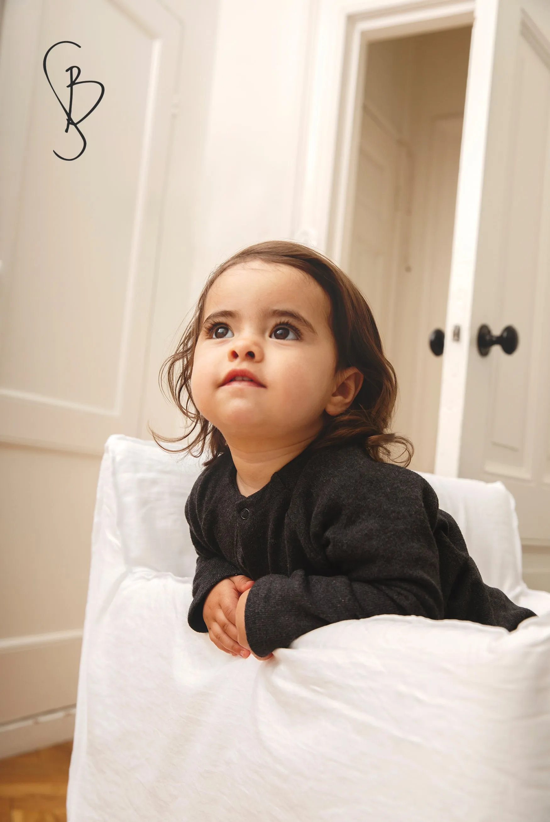 Baby Knitted Jersey Suit | Grey Melange