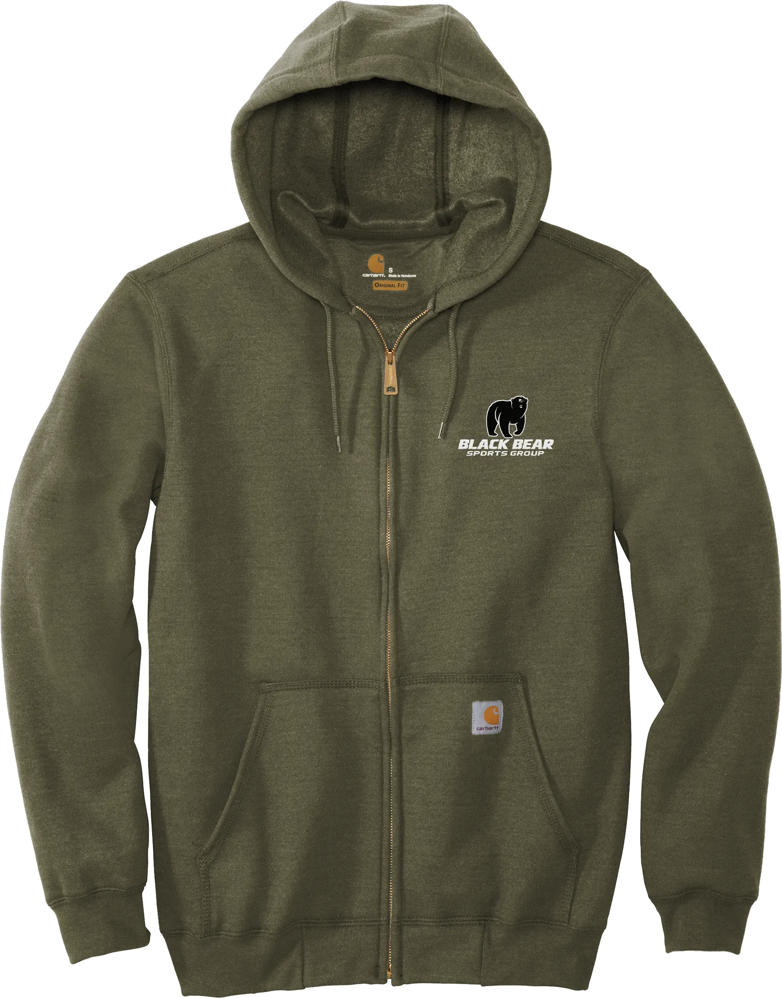 BBSG Carhartt Midweight Hooded Zip-Front Sweatshirt