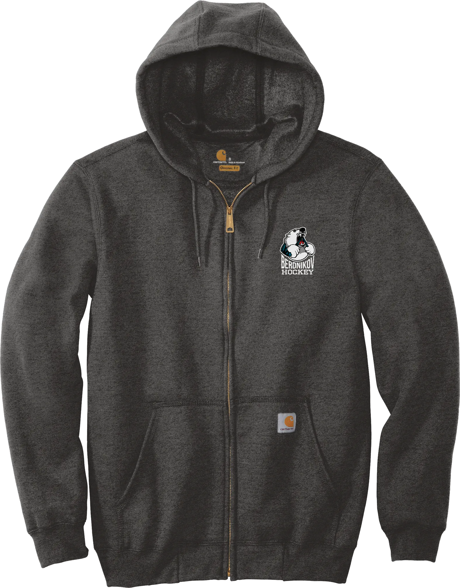 Berdnikov Bears Carhartt Midweight Hooded Zip-Front Sweatshirt
