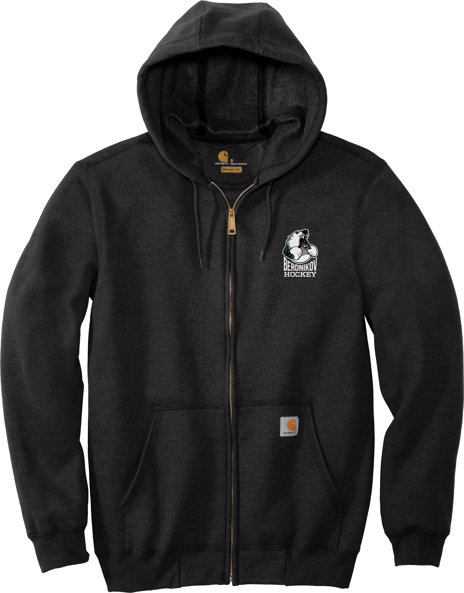 Berdnikov Bears Carhartt Midweight Hooded Zip-Front Sweatshirt