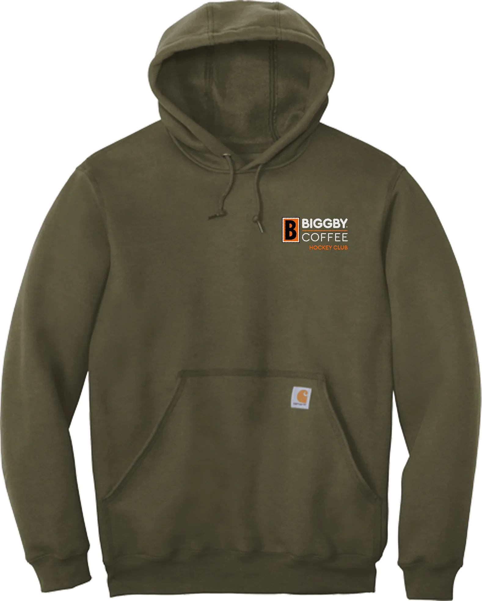 Biggby Coffee Hockey Club Carhartt Midweight Hooded Sweatshirt