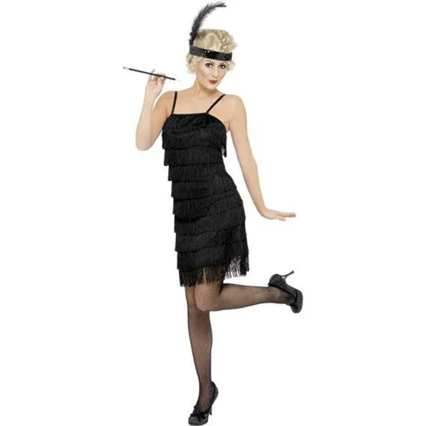 Black 1920's Flapper Costume