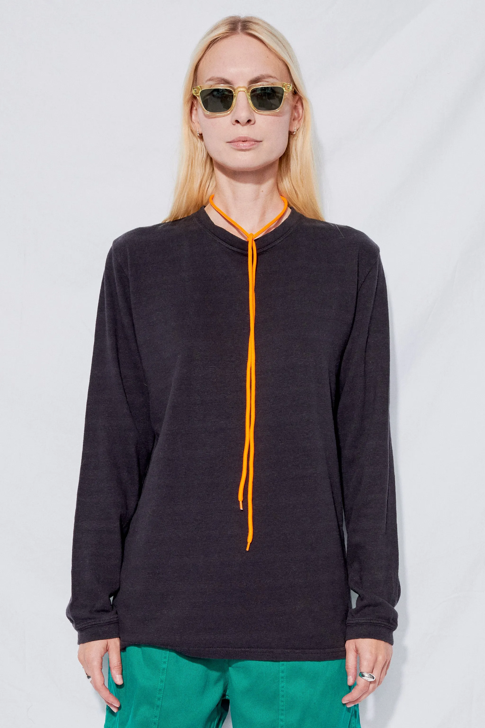 Black Baja Long Sleeve Tee