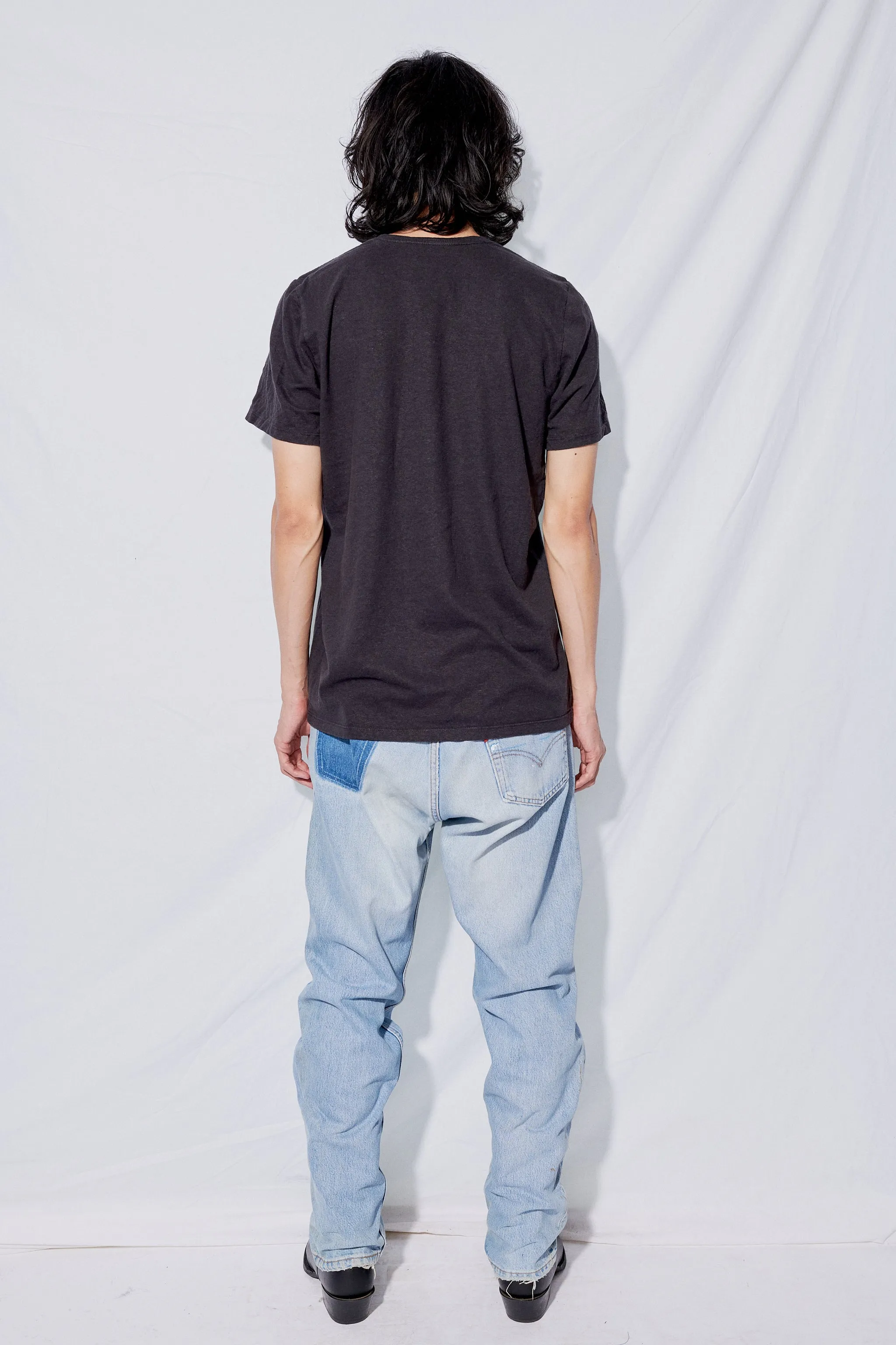Black Hemp Baja Tee