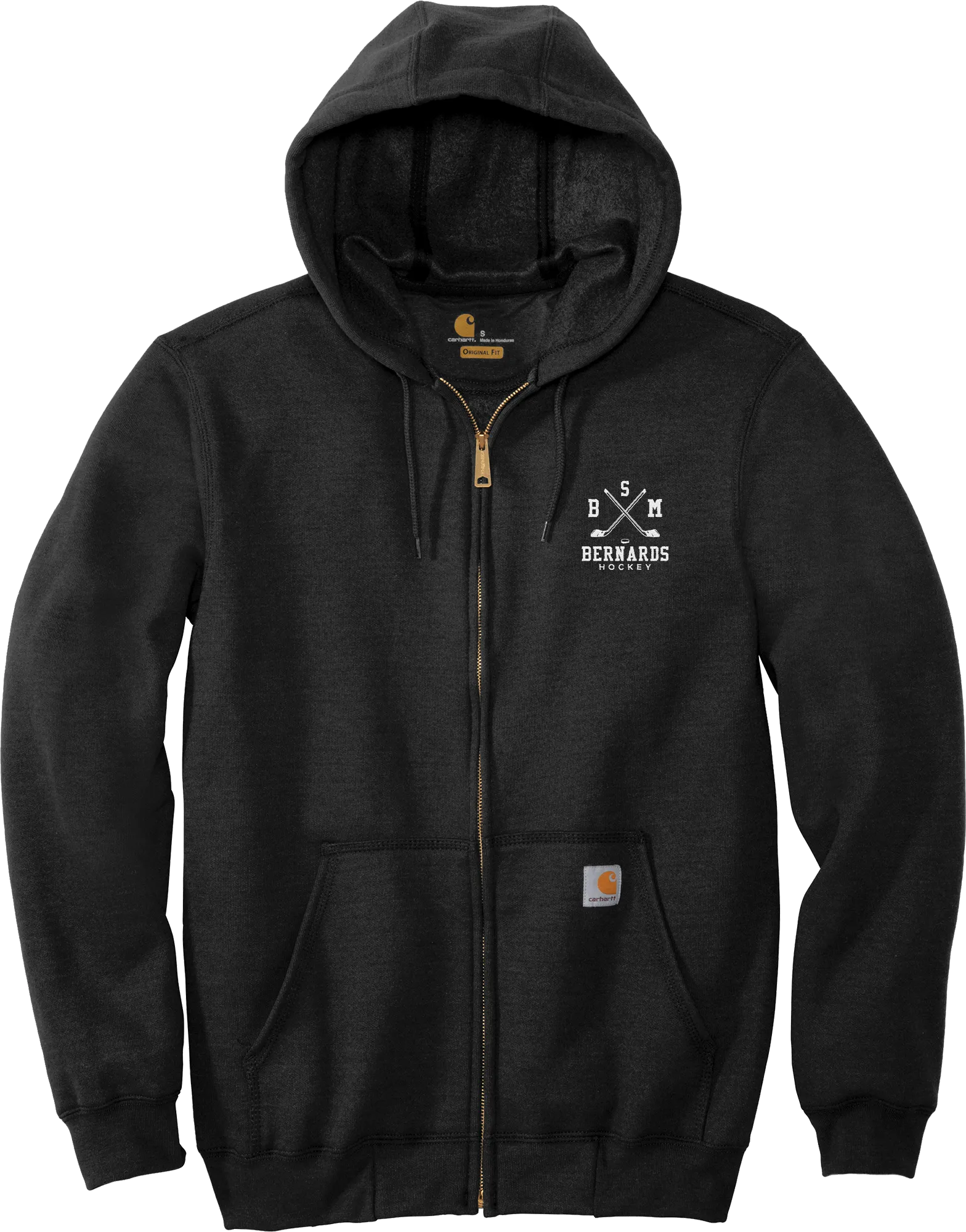 BSM Bernards Carhartt Midweight Hooded Zip-Front Sweatshirt