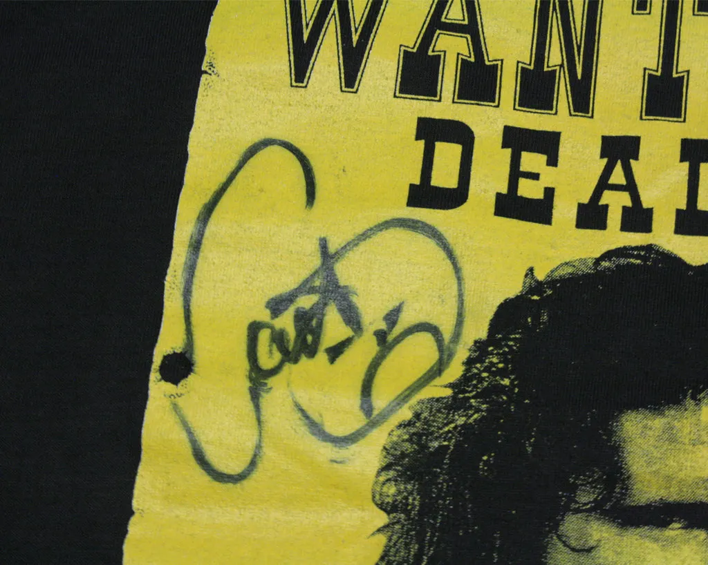 CACTUS JACK 'WANTED' SIGNED T-SHIRT  XL