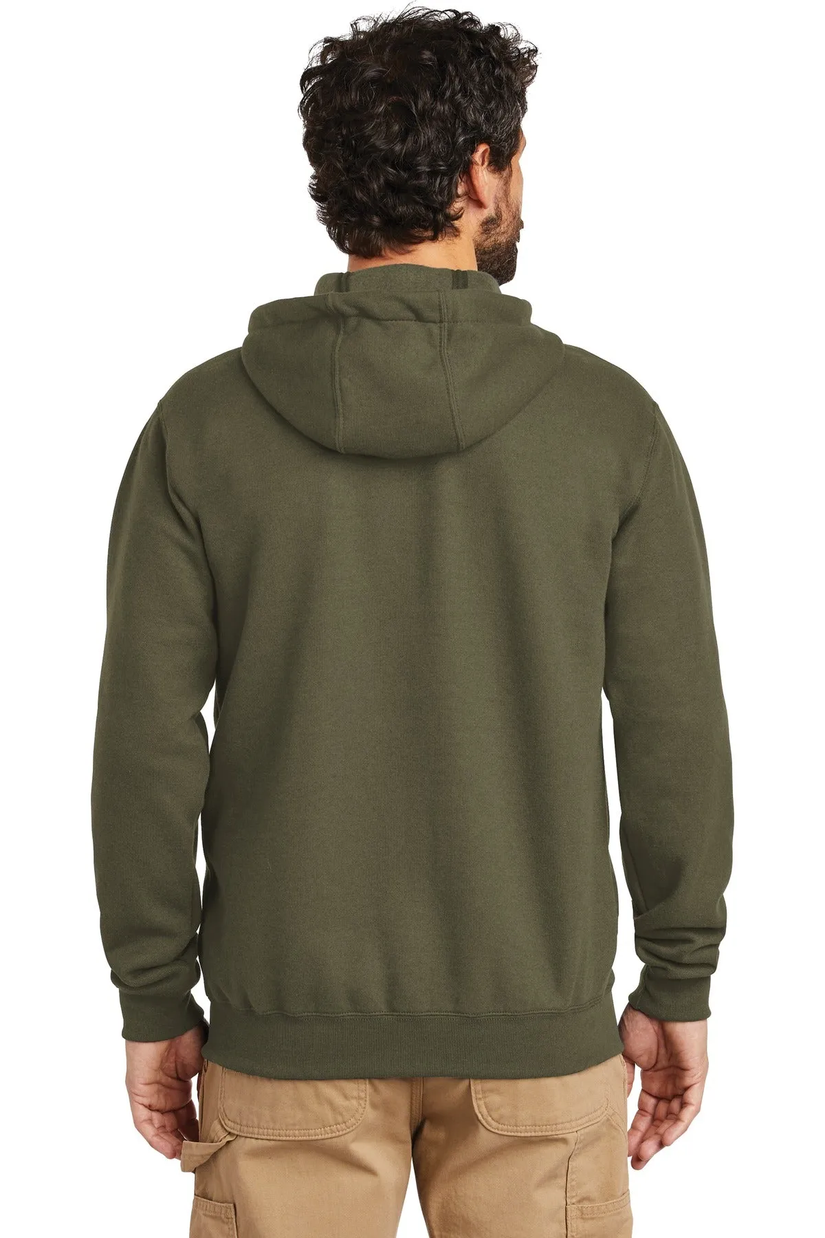 Carhartt Men's Midweight Hooded Zip-Front Sweatshirt CTK122