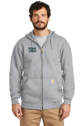 Carhartt Midweight Zip Up Hoodies, Heather Grey