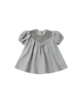 carina dress || blue gingham - LAST ONE 18/24M