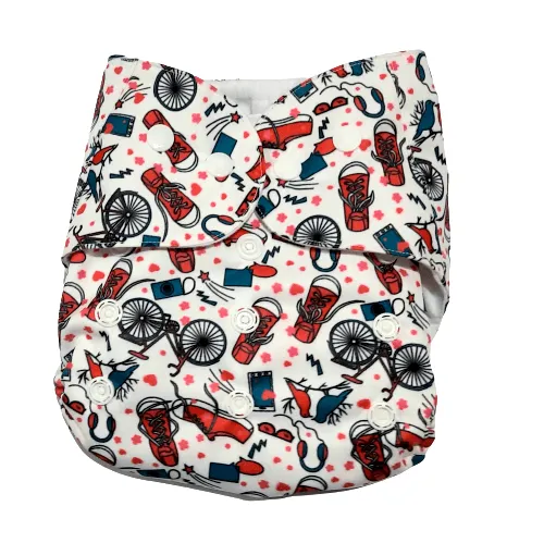 Combo of 5 Reusable Diapers - Option J