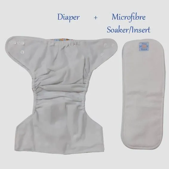 Combo of 5 Reusable Diapers - Option N