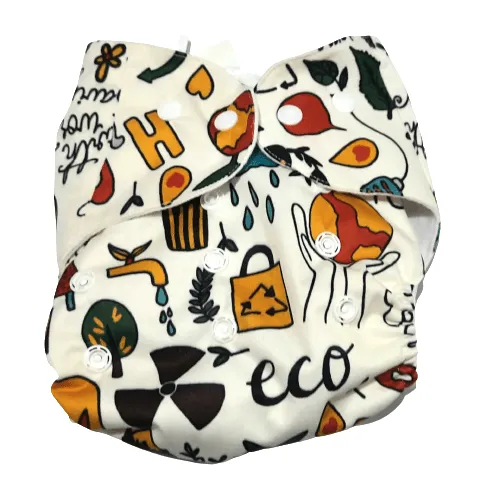 Combo of 5 Reusable Diapers - Option N