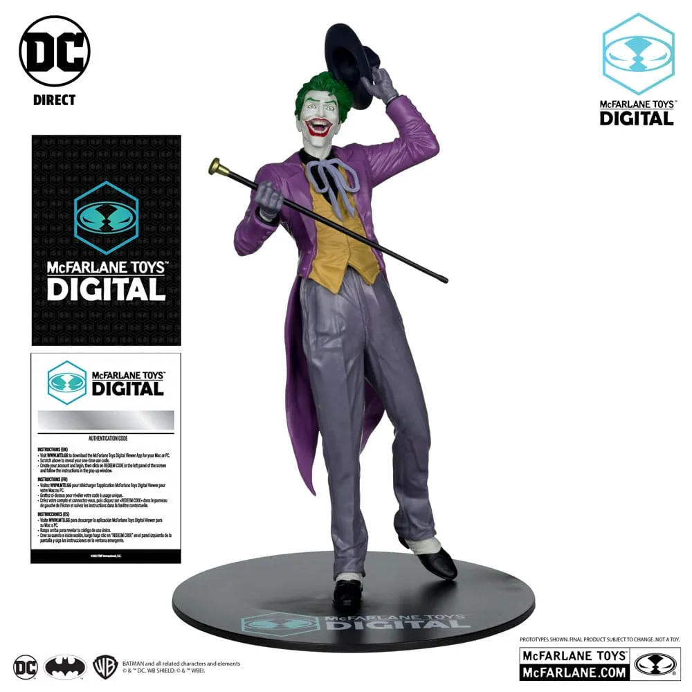 DC Direct PVC Statue 1/6 The Joker By Jason Fabok (Mcfarlane Digital) 29 Cm