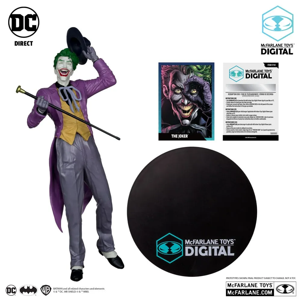DC Direct PVC Statue 1/6 The Joker By Jason Fabok (Mcfarlane Digital) 29 Cm