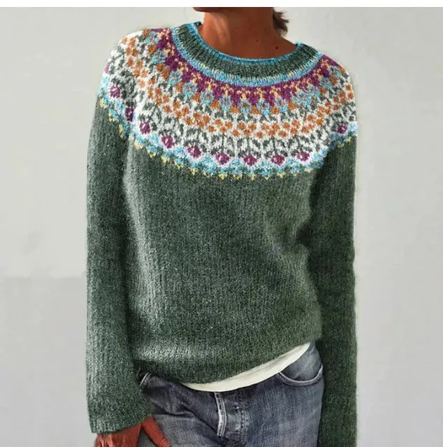 Emma | Retro Autumn Sweater