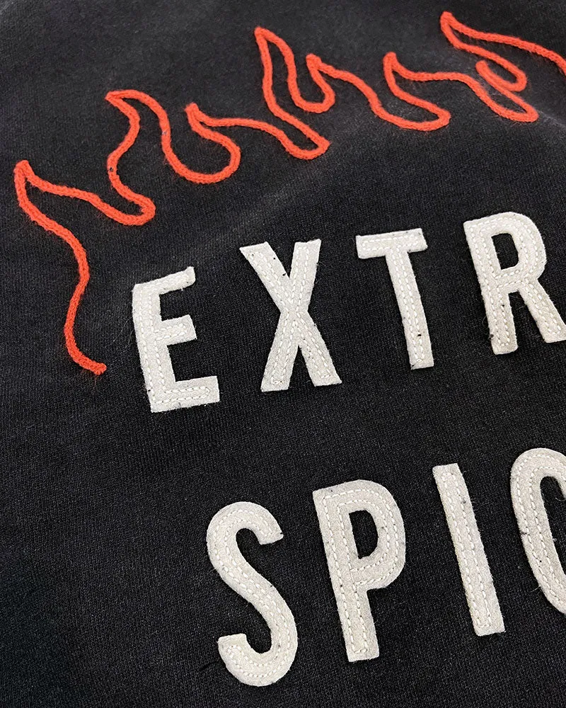 Extra Spicy Chainstitched Crewneck Unisex Sweatshirt