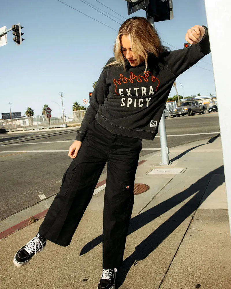 Extra Spicy Chainstitched Crewneck Unisex Sweatshirt