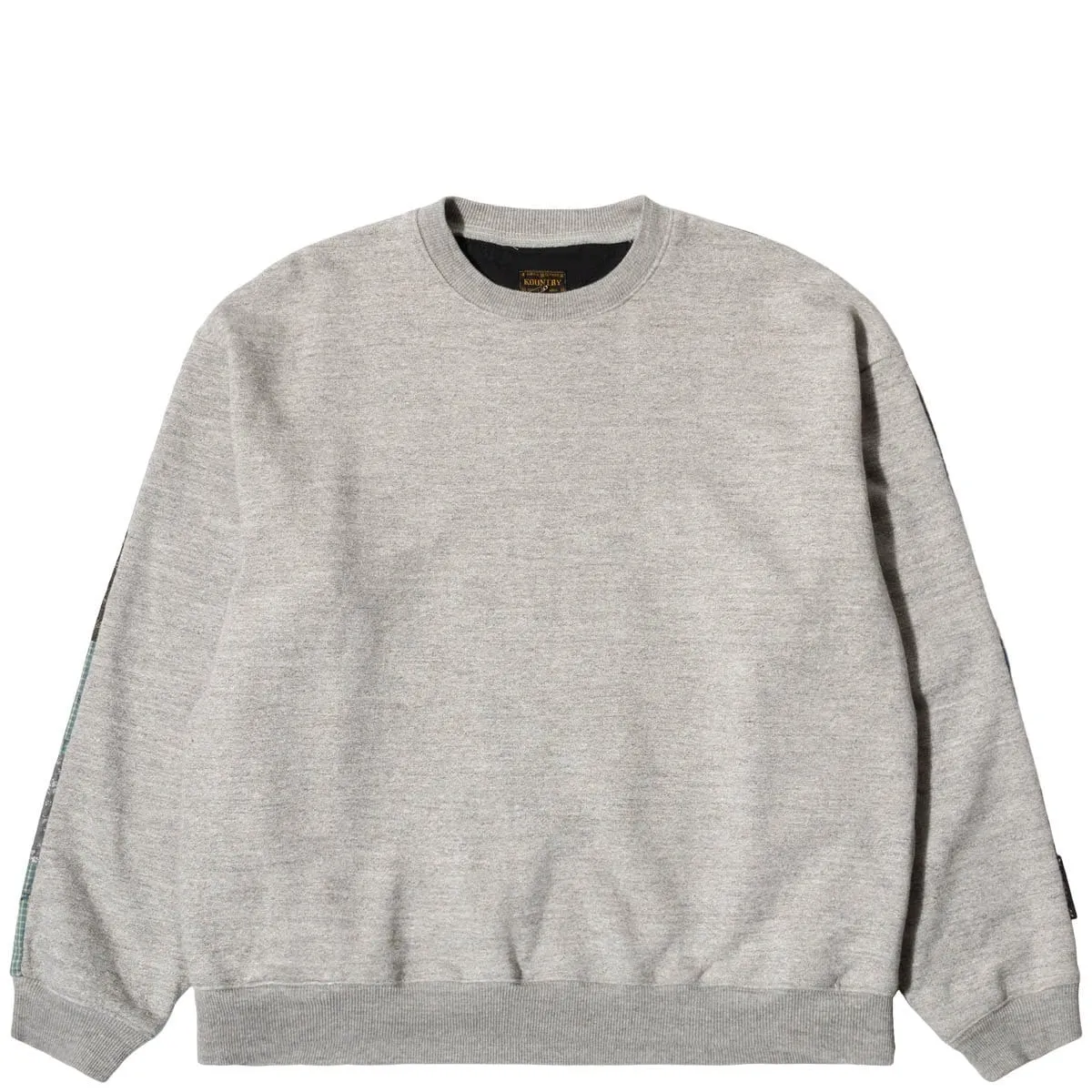 FLEECE KNIT X QUILT 2TONES BIG SWT