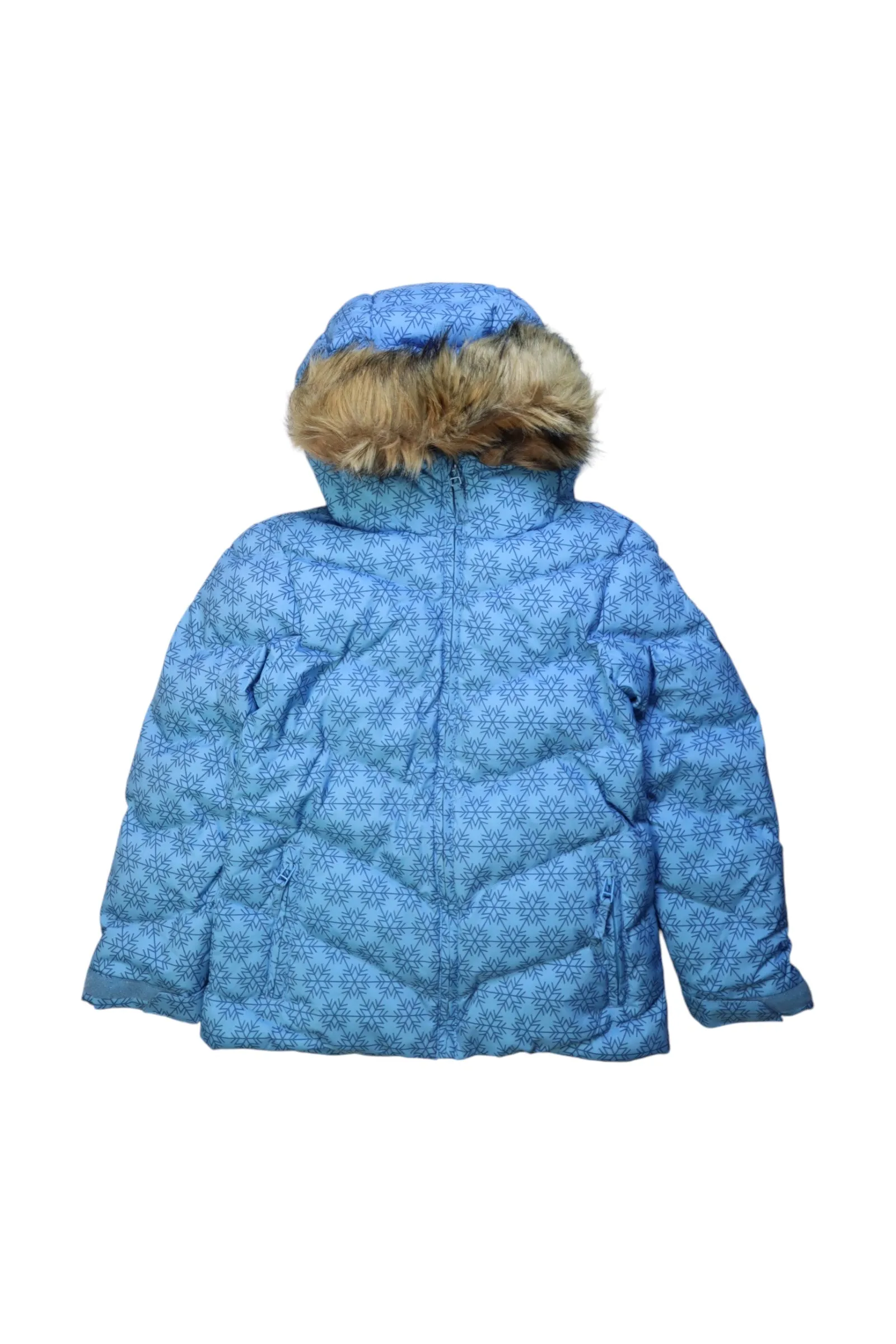 Fusalp Puffer Jacket With Fur-Trim Hood 10Y