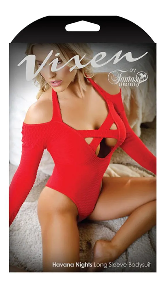 Havana Nights Long Sleeve Bodysuit