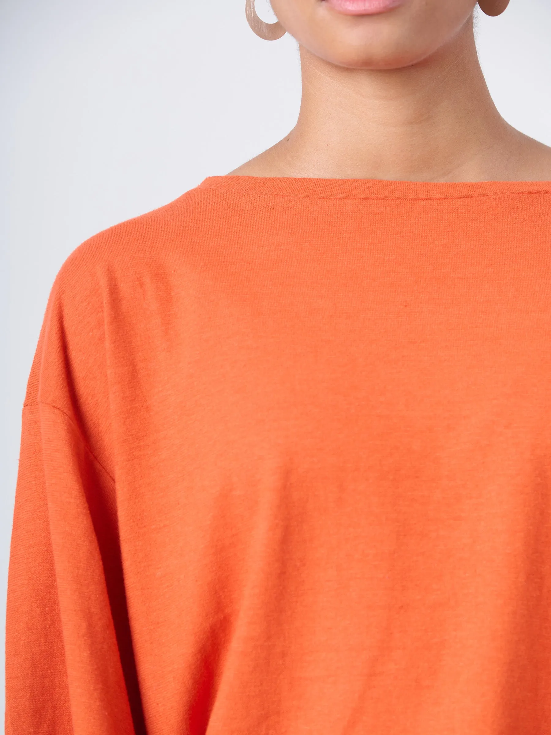 Heavyweight Hemp Organic Cotton Wide Sleeve T-Shirt