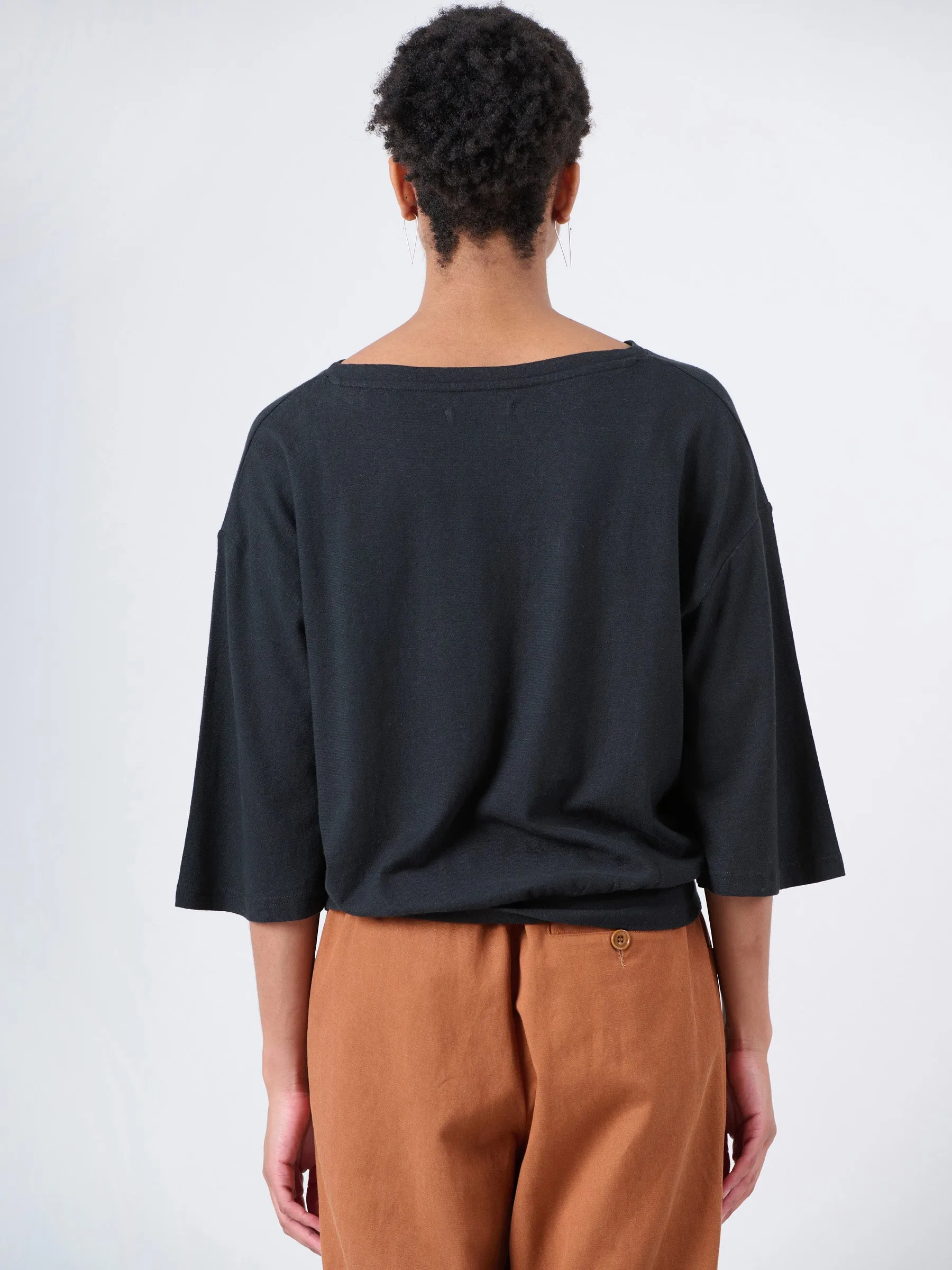 Heavyweight Hemp Organic Cotton Wide Sleeve T-Shirt