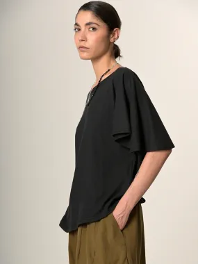 Hemp Organic Cotton Asymmetric T-Shirt - Short