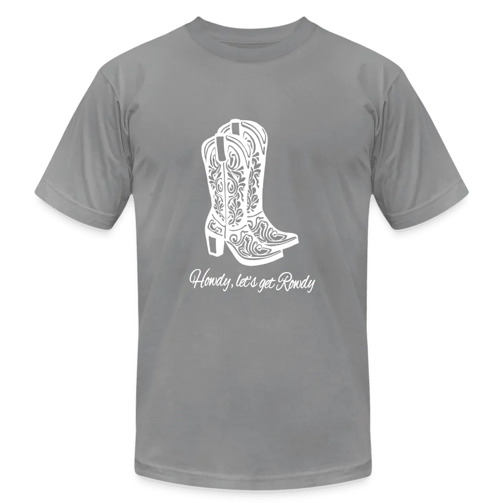 Howdy, Let's get Rowdy Graphic Oversized Tee