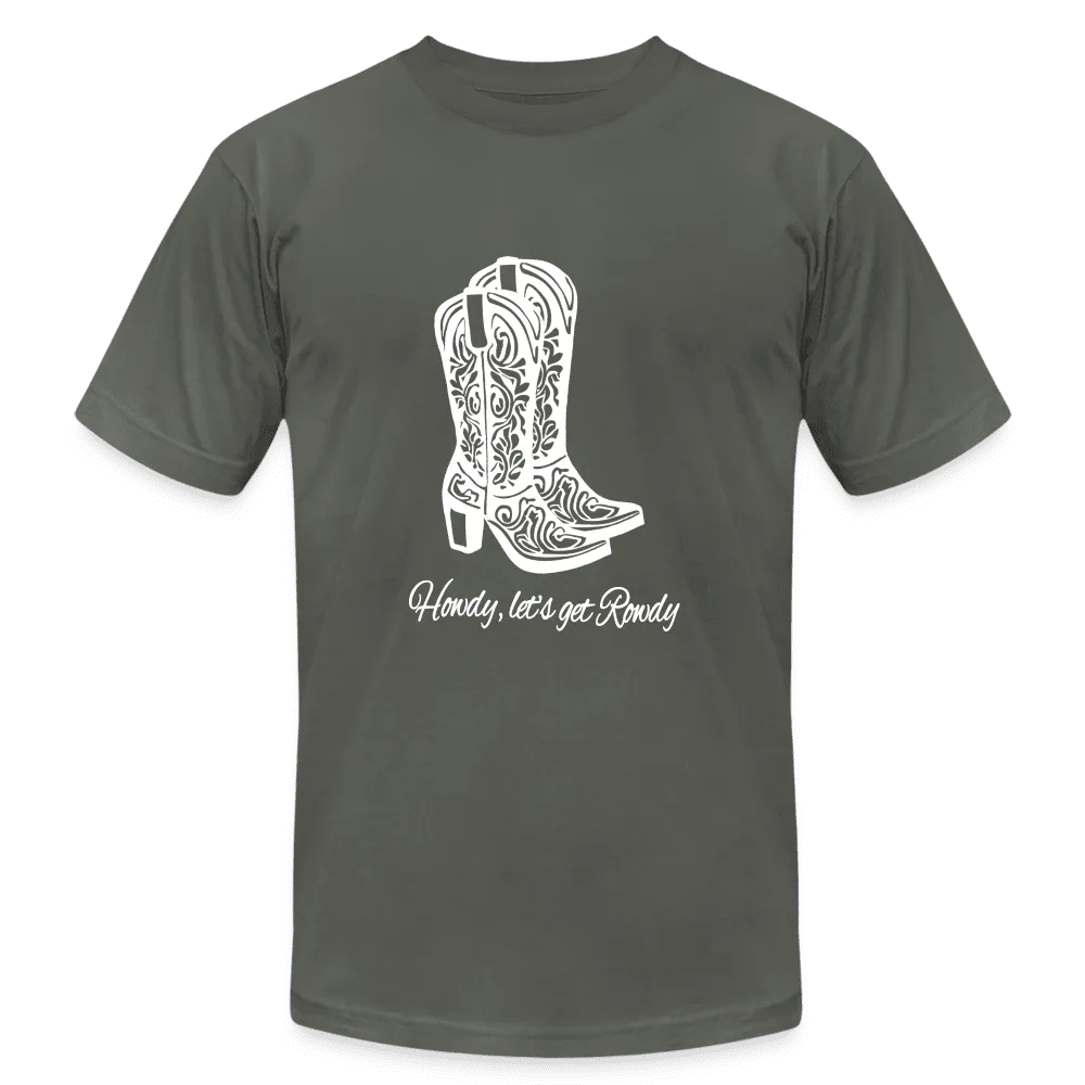 Howdy, Let's get Rowdy Graphic Oversized Tee