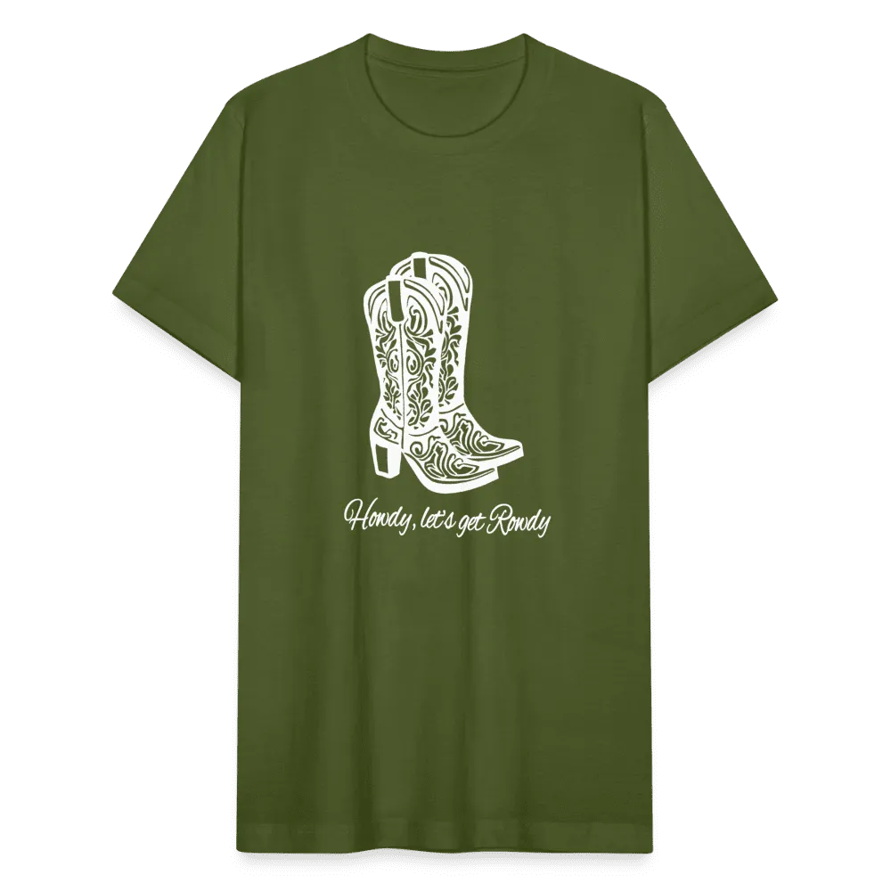 Howdy, Let's get Rowdy Graphic Oversized Tee