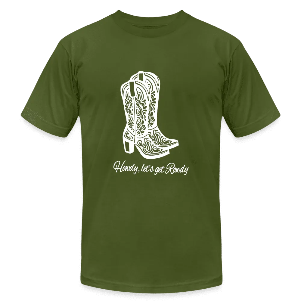 Howdy, Let's get Rowdy Graphic Oversized Tee