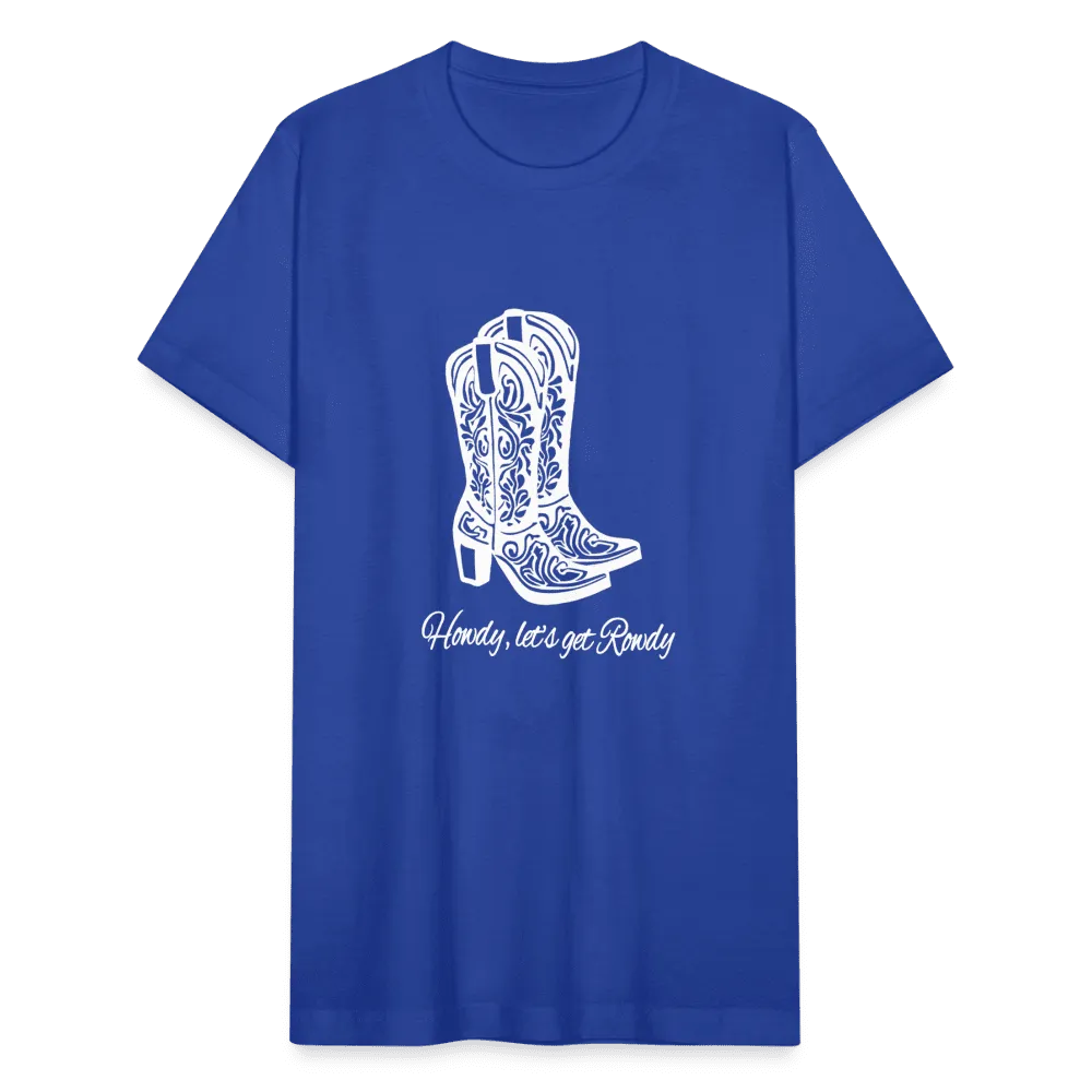 Howdy, Let's get Rowdy Graphic Oversized Tee