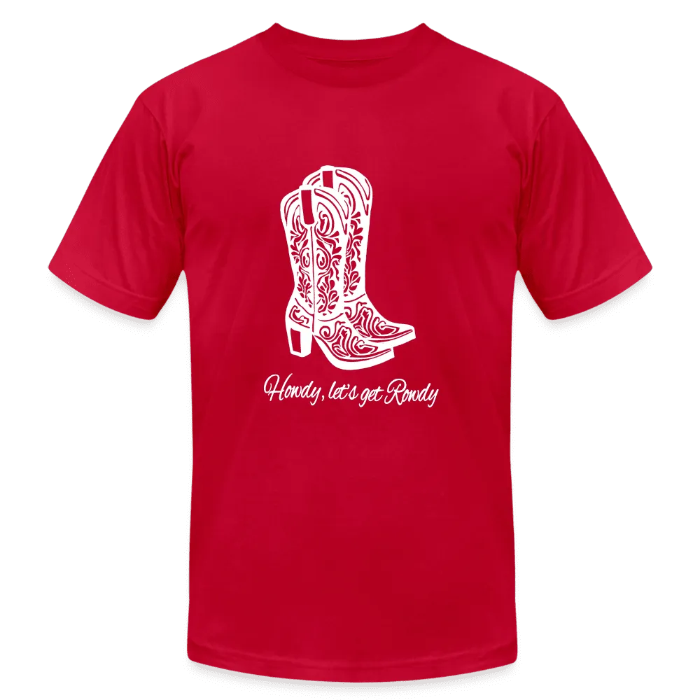 Howdy, Let's get Rowdy Graphic Oversized Tee