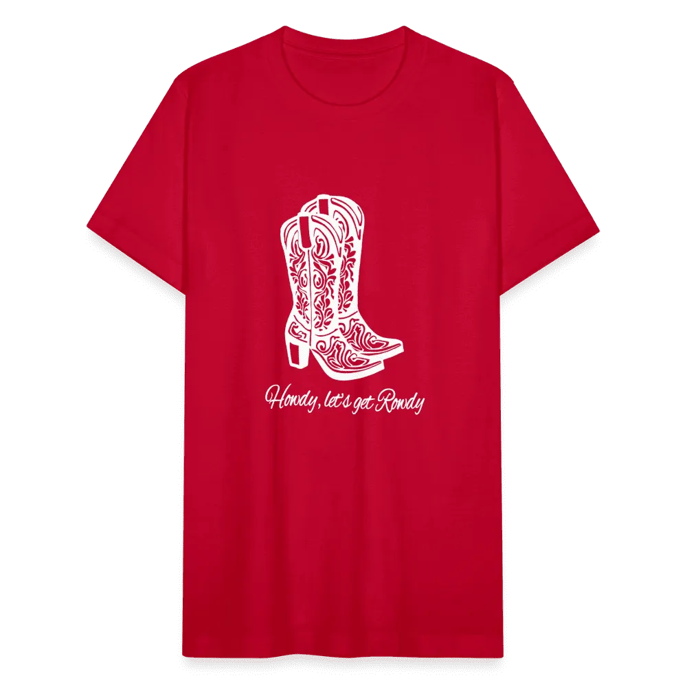 Howdy, Let's get Rowdy Graphic Oversized Tee